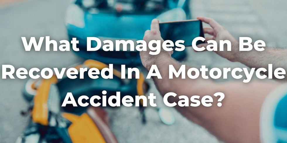 What Damages Can Be Recovered in a Motorcycle Accident Case in Florissant, MO?