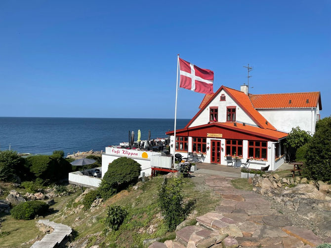 Romantisk hotel i Gudhjem på Bornholm
