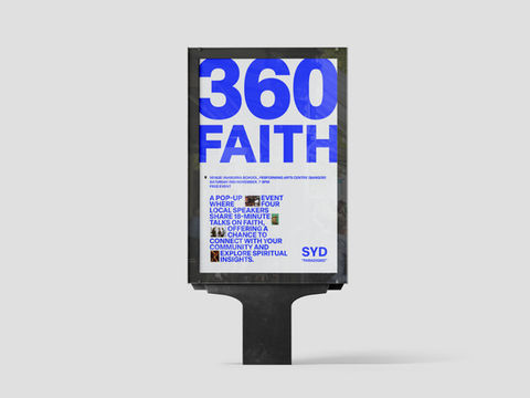 Branding and Graphic Design for Christian Australian Movement 360 Faith
