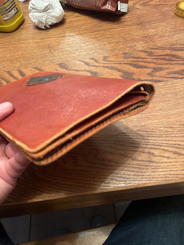 Miniature : Ancienne pochette Sac à main en cuir Incrustation Argent - Maroc- Maghreb