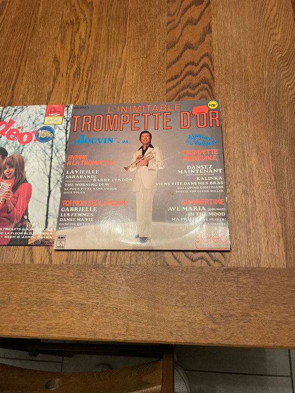 Miniature : Lot de 2 disques 33 tours 1 accordéon guinguette et 1 trompette d or
