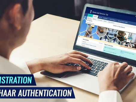 Authentication of Aadhaar number under the GST Act