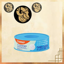 Fita Micropore Branca 1,2cm x 10m Cremer