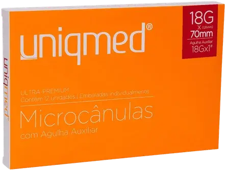 Microcânulas - 18G X 70MM