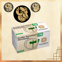 Escalpe Descartável 21g Descarpack