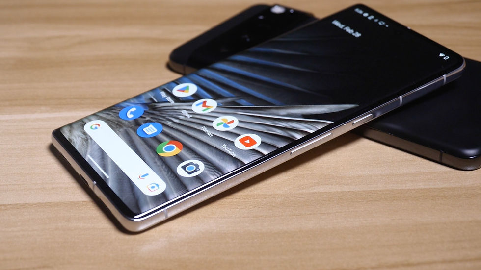 Google Pixel 7 Pro Curved Screen