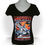 Thumbnail: T-shirt aperçu recto / Kount Drockula / Marseille Kille City Girl / Pin-up Zombie Tattoo Voilier Psychobilly Rock'n'Roll