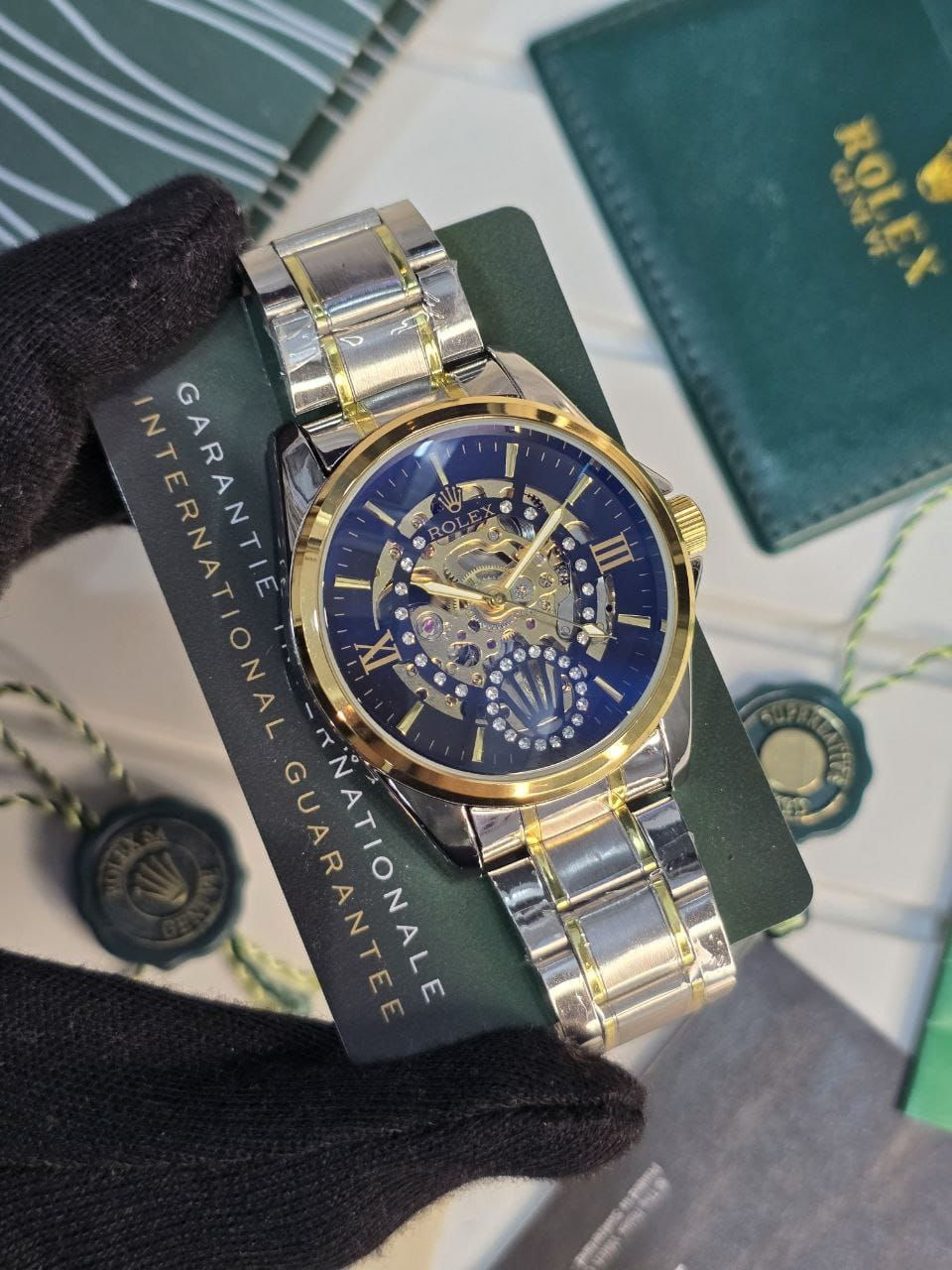 Rolex Skeleton Open Hearr