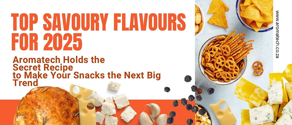 TOP SAVOURY FLAVOURS FOR 2025