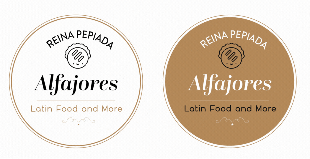 Logo_Reina Pepiada_Alfajores_Redondo_Dorado.gif