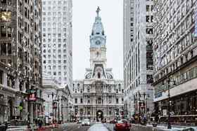 City Hall in winter