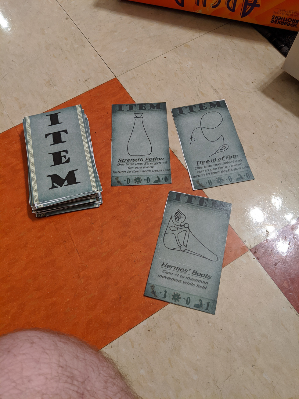 item cards