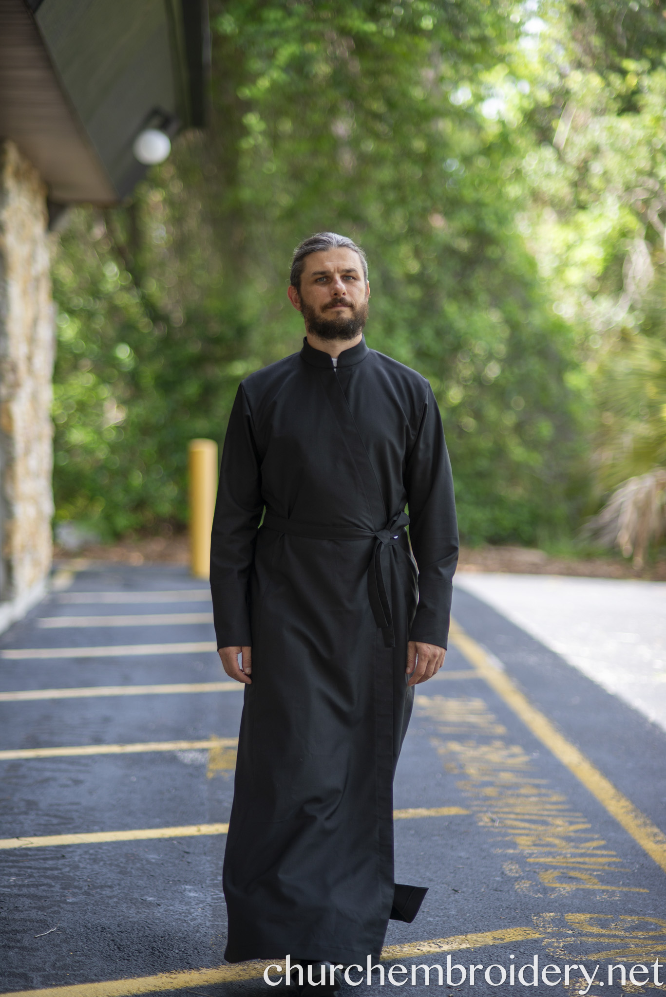 Cassock and ryassa as everyday orthodox clergy clothes