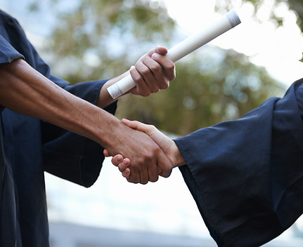 Graduation Handshake