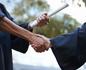 Graduation Handshake