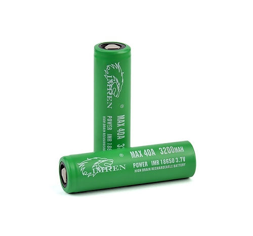 IMREN 3200 mAh 40A 18650 Battery (Pair)