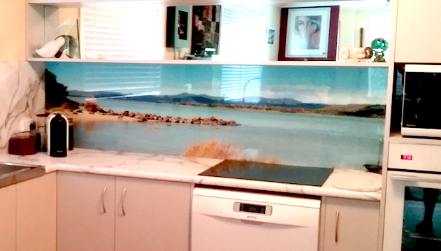 Toughened Glass Splashback