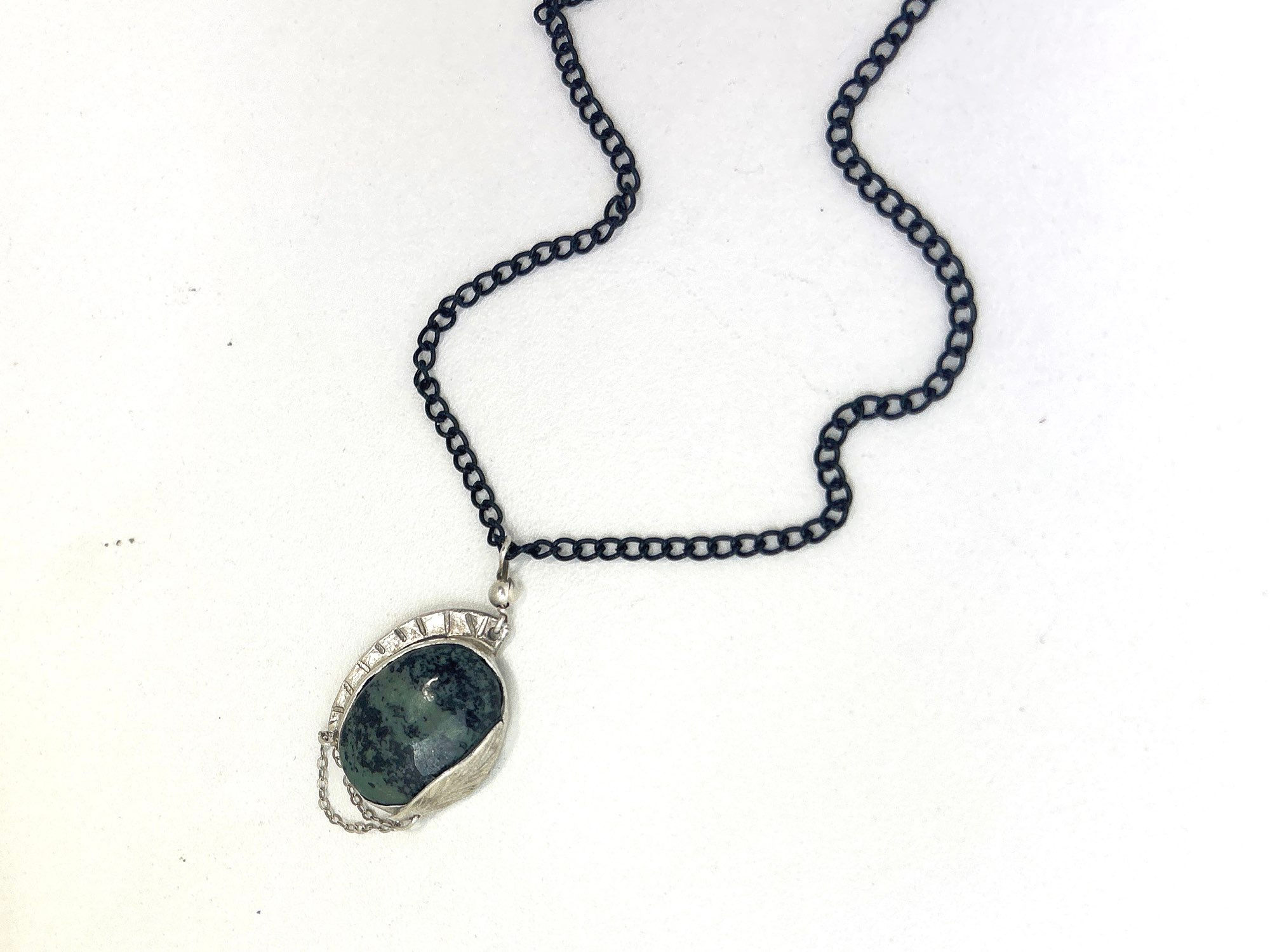 Beautiful Green Jasper Necklace