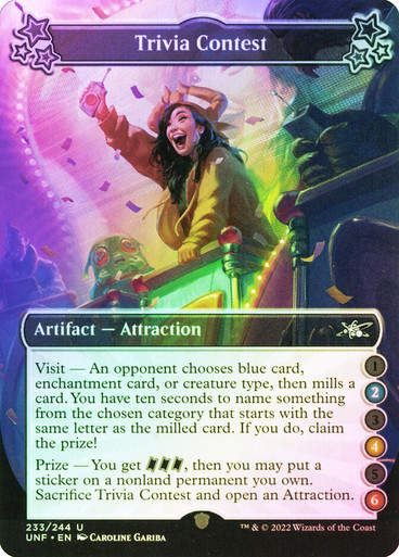 Trivia Contest (UNF) (233b) / Foil