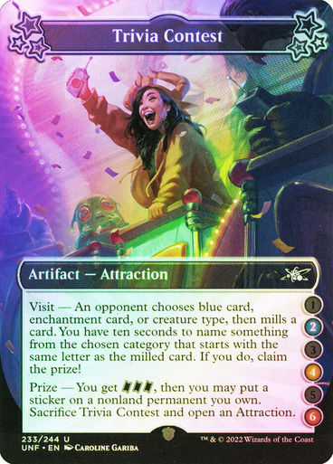 Trivia Contest (UNF) (233b) / Foil