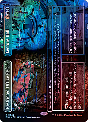 Restricted Office // Lecture Hall (DSK) (342) / Foil / Borderless