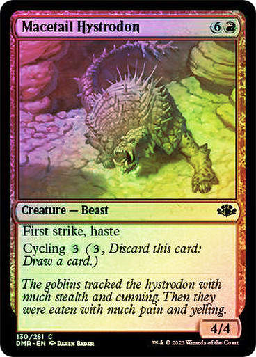 Macetail Hystrodon (DMR) / Foil