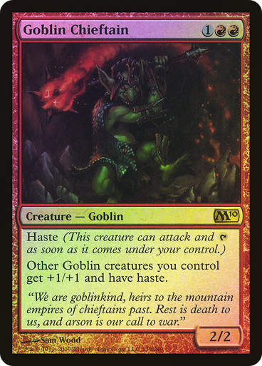 Goblin Chieftain (m10) / Foil