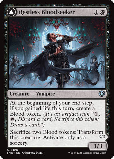 Restless Bloodseeker // Bloodsoaked Reveler (INR) (128)