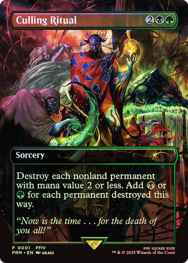 Culling Ritual (PW25) (4) / Borderless / Foil