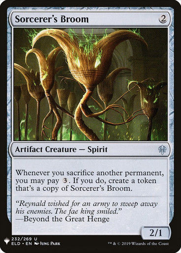 Sorcerer's Broom (PLST) (ELD-232)