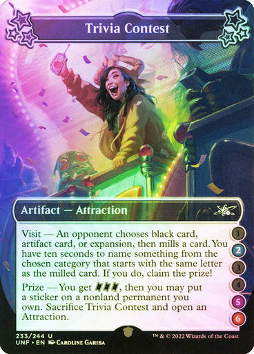 Trivia Contest (UNF) (233c) / Foil