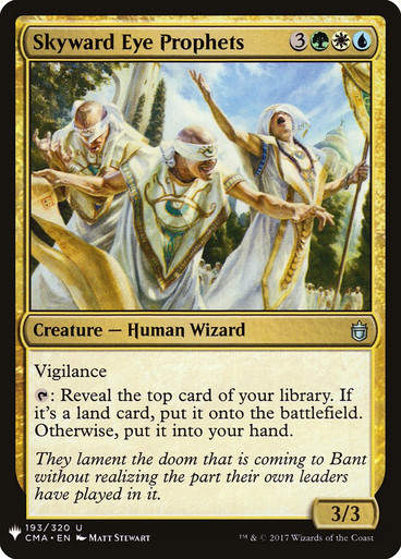 Skyward Eye Prophets (PLST) (CMA-193)