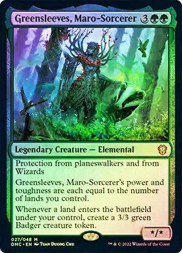 Greensleeves, Maro-Sorcerer (DMC) / Set Booster Foil