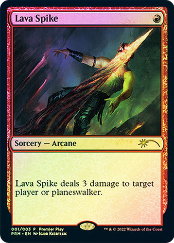 Lava Spike (ppro) / Foil | MTG Wolf México