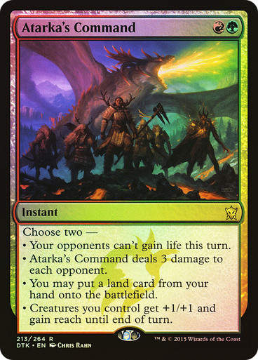 Atarka's Command (DTK) / Foil