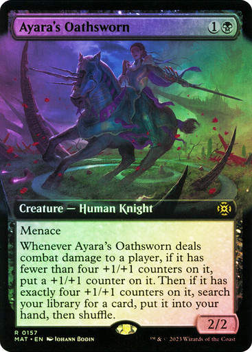 Ayara's Oathsworn (MAT) / Extended Art / Foil