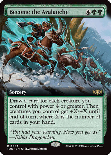Become the Avalanche (TDC) (83) / Extended Art