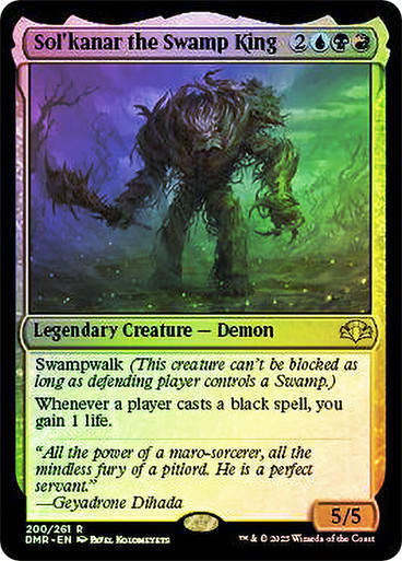 Sol'kanar the Swamp King (DMR) / Foil