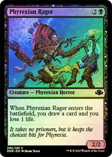 Phyrexian Rager (DMR) / Foil