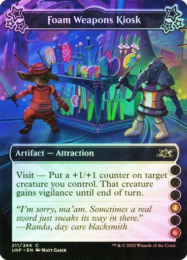 Foam Weapons Kiosk (UNF) (211c) / Foil