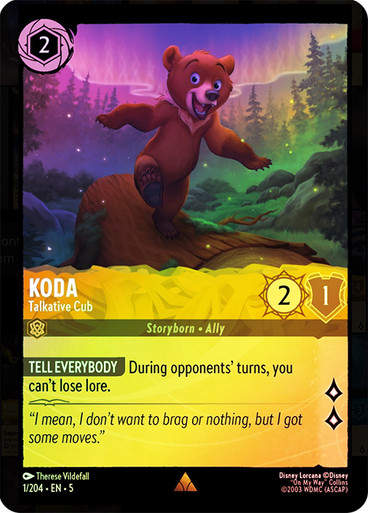 Koda - Talkative Cub (LOR_SHS) / Foil
