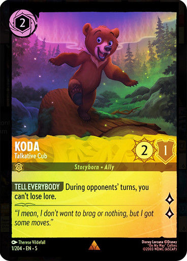 Koda - Talkative Cub (LOR_SHS) / Foil