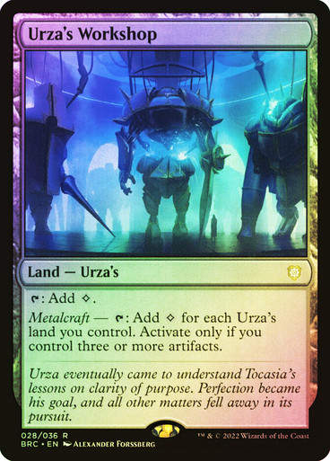 Urza's Workshop (BRC) / Set Booster Foil