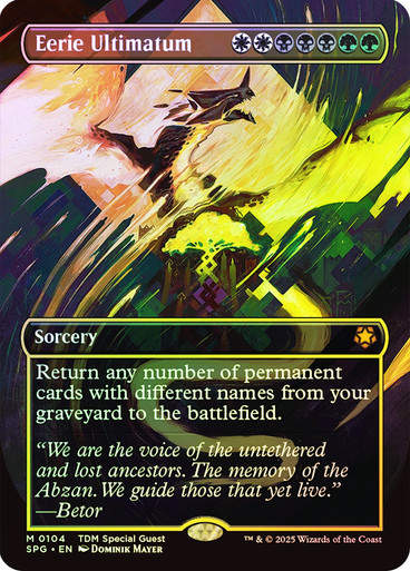 Eerie Ultimatum (SPG) (104) / Borderless / Foil