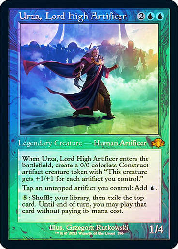 Urza, Lord High Artificer (DMR) / Showcase / Foil