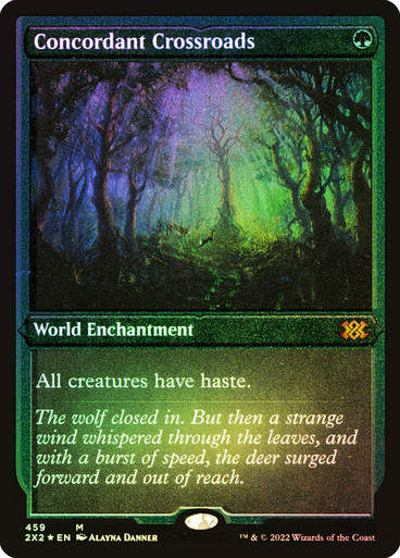Concordant Crossroads (2X2) / Etched Foil