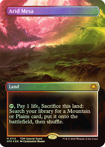 Arid Mesa (SPG) (114) / Dragonscale Borderless / Foil