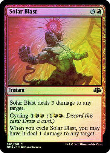 Solar Blast (DMR) / Foil