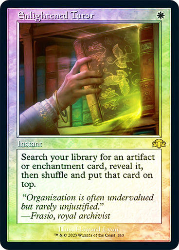 Enlightened Tutor (DMR) / Showcase / Foil
