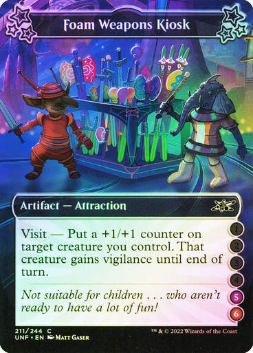 Foam Weapons Kiosk (UNF) (211d) / Foil
